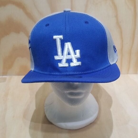 Los Angeles Dodgers New Era Gameday Sideswipe 59FIFTY Fitted Hat - Royal/Gray - Picture 1 of 8